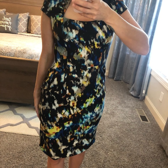 Nine West Form Fitting Midi Dress - Picture 2 of 4